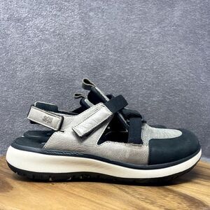 NEW SAS Cub Athletic Sport Sandals Shoes Sz 10.5 W Wide Black Stone Closed Toe